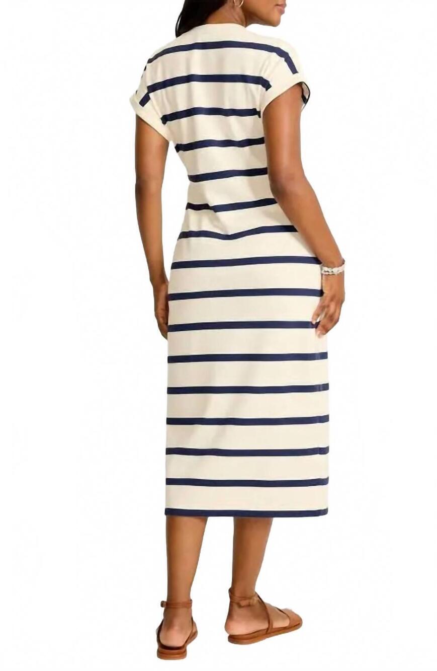 NEW TOMMY BAHAMA agua isle short sleeve midi dress in coconut - Picture 2 of 3